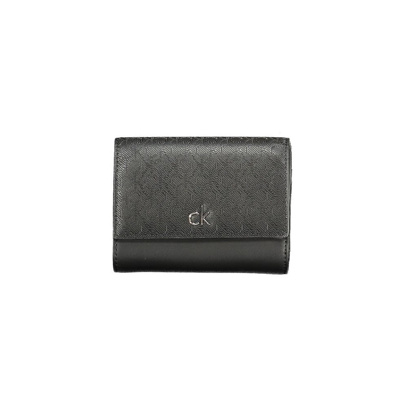 Calvin Klein Black Polyester Women's Wallet with RFID Protection