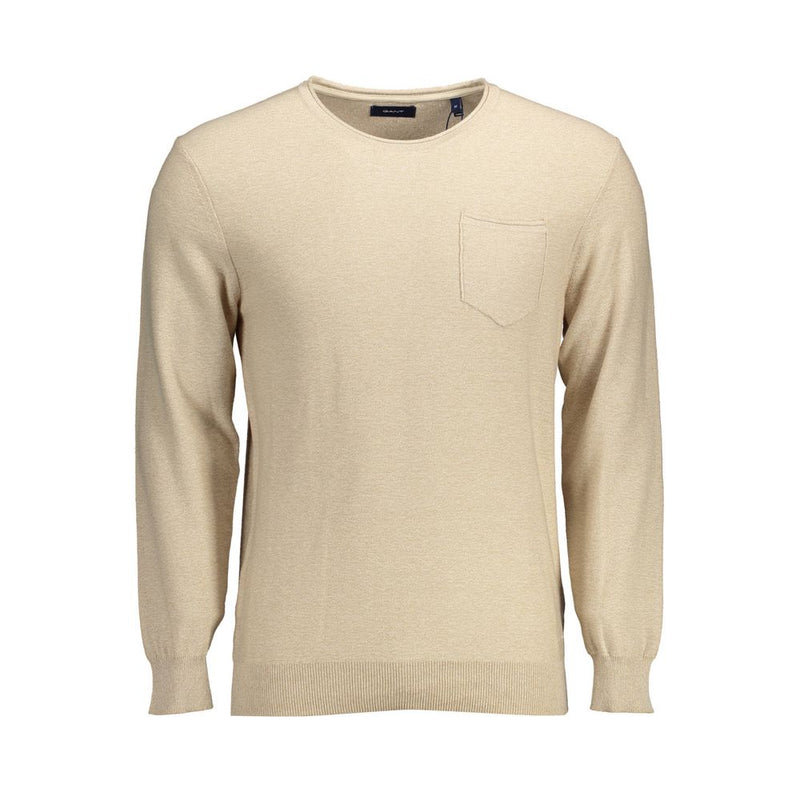 Gant Beige Katoenen Herentrui