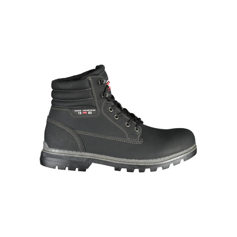 Carrera Black Polyester Men Boot - Élégance et Confort
