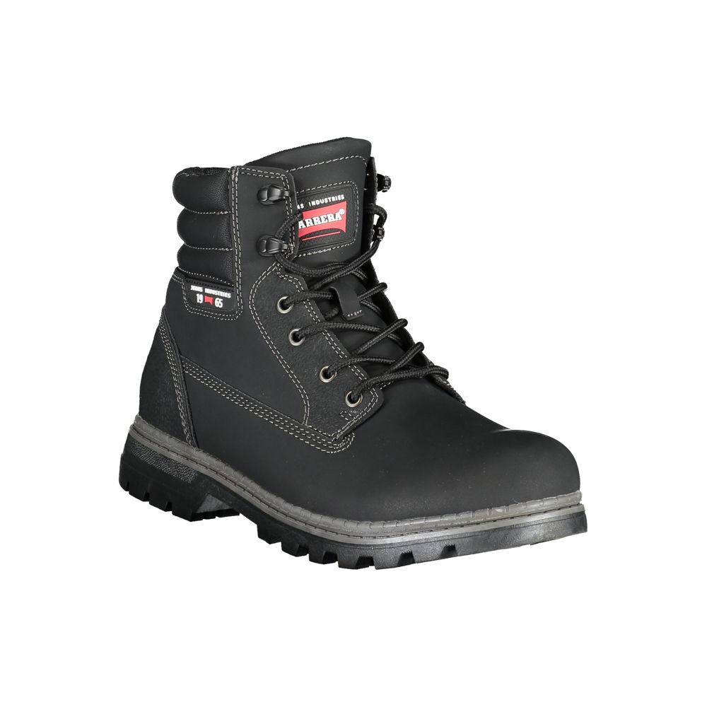 Carrera Black Polyester Men Boot - Élégance et Confort