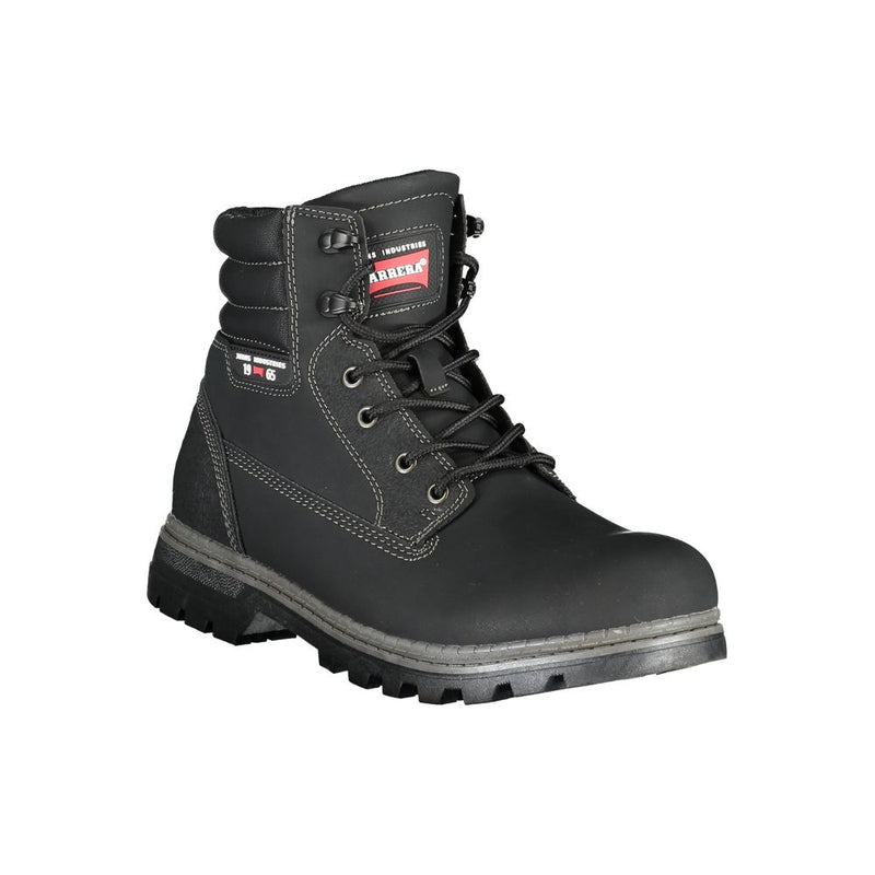 Carrera Black Polyester Men Boot - Élégance et Confort