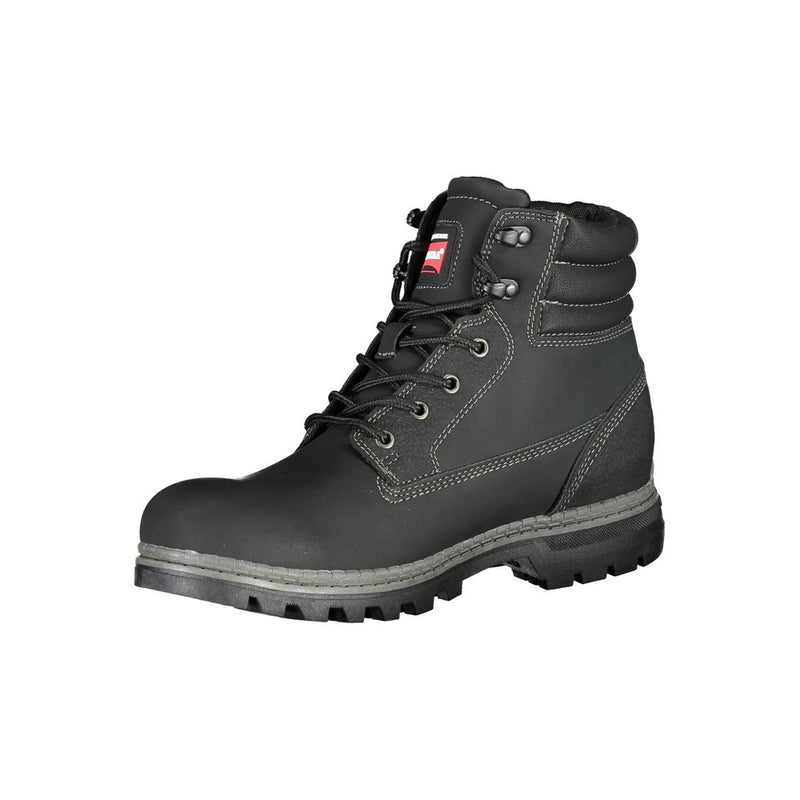 Carrera Black Polyester Men Boot - Élégance et Confort