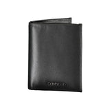 Portefeuille RFID élégant en cuir noir Calvin Klein