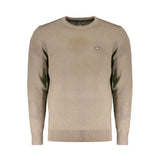 Pull en laine marron pour homme, Norvège 1963
