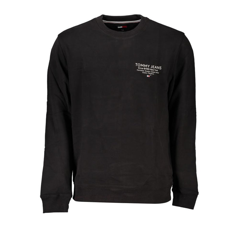Pull en coton noir pour homme Tommy Hilfiger