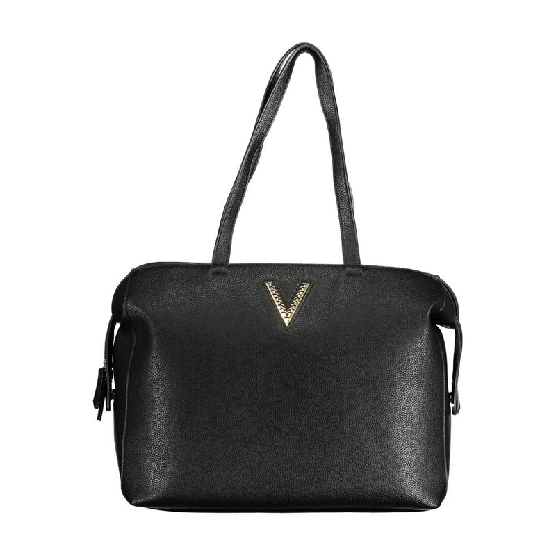 Mario Valentino Black Polyethylene Handbag - Élégance Écologique