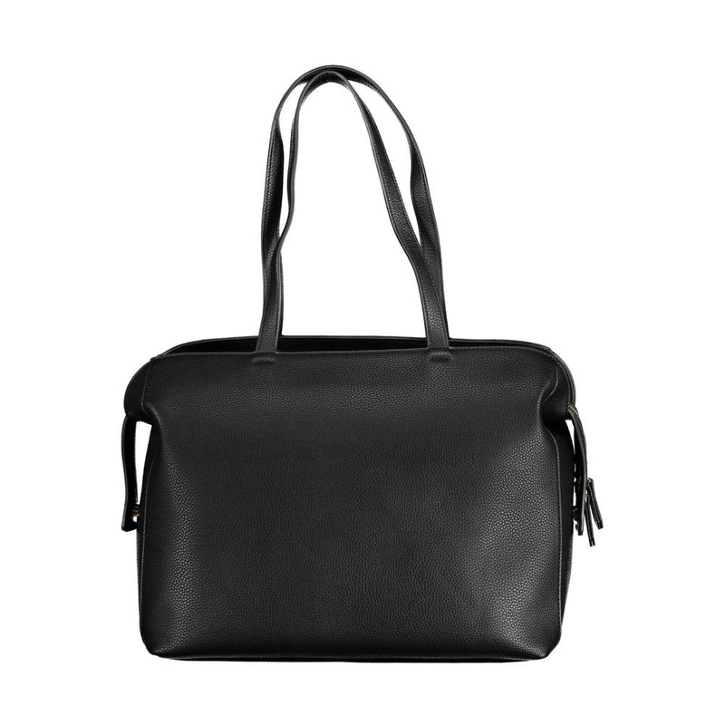 Mario Valentino Black Polyethylene Handbag - Élégance Écologique