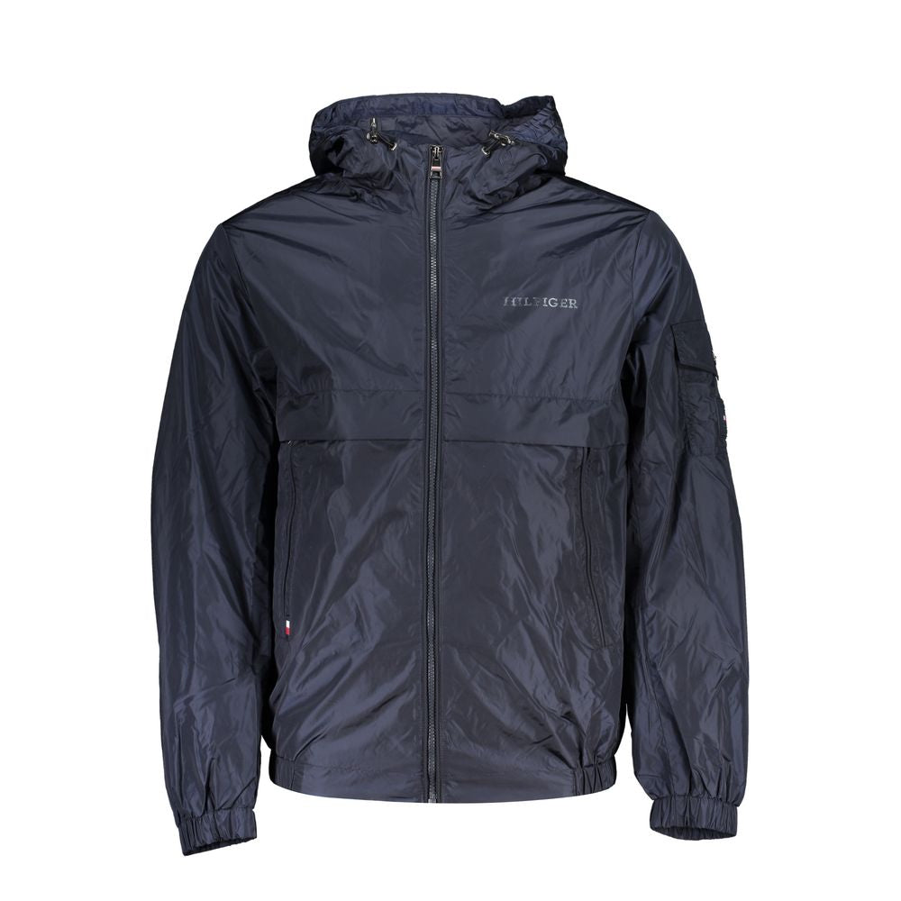 Veste en nylon bleu pour homme de Tommy Hilfiger