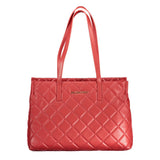 Mario Valentino Red Polyethylene Handbag - Stylish and Functional