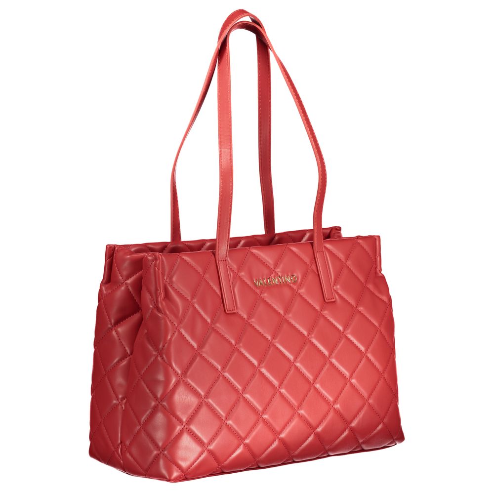 Mario Valentino Red Polyethylene Handbag - Stylish and Functional