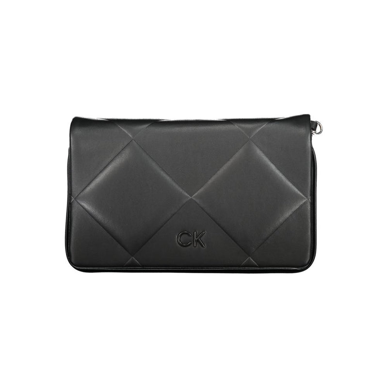 Calvin Klein Black Cotton Handbag - Élégante et Fonctionnelle