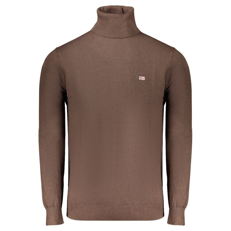 Noorwegen 1963 Bruine Polyester Trui