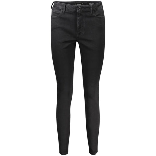 Guess Jeans Black Cotton Women's Skinny Jean - Eco-Friendly Style