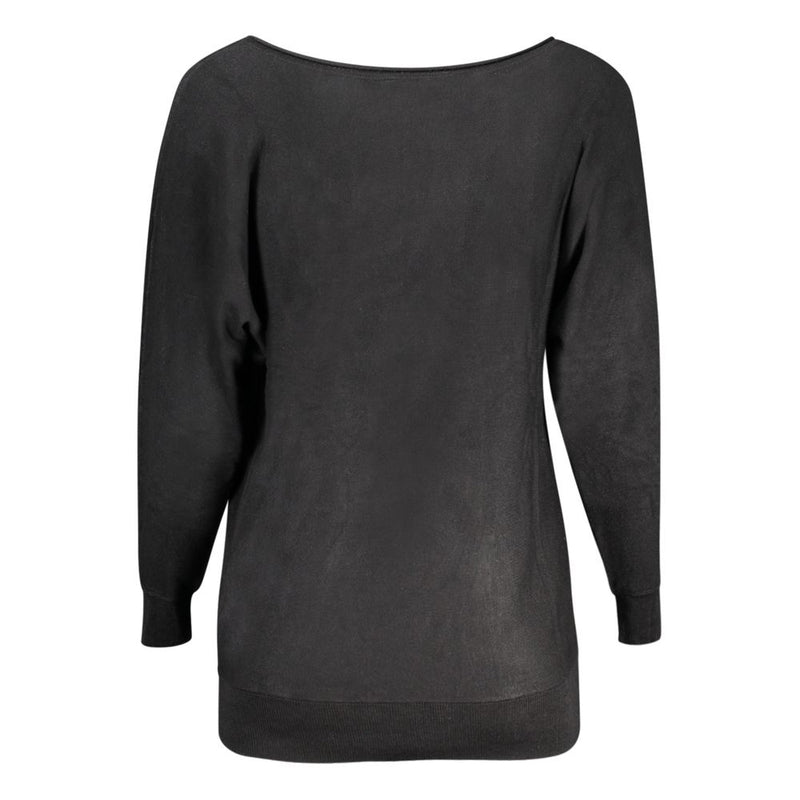 Guess Jeans Pull Viscose Noir - Élégant et Confortable