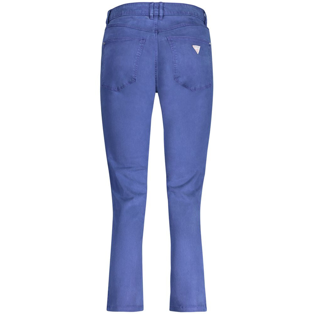 Guess Jeans Blue Cotton Women's Skinny Jean - Flattering Fit