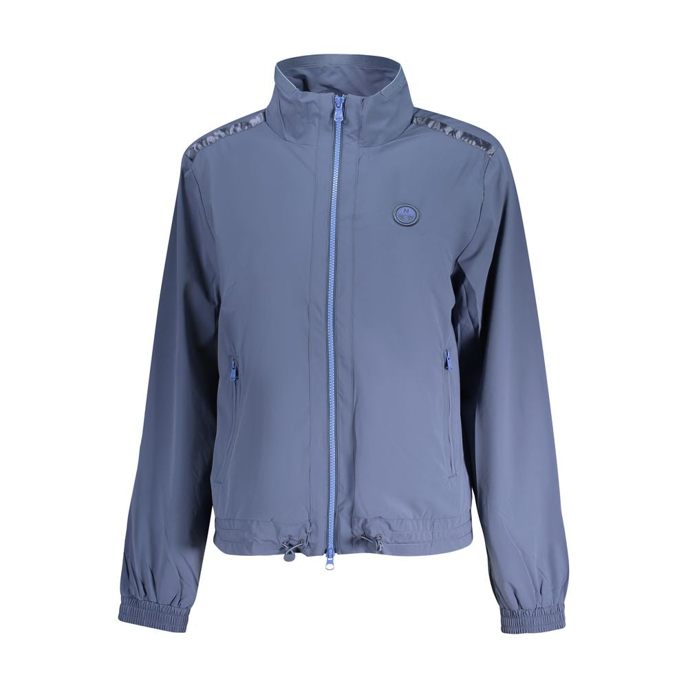 North Sails Blue Nylon Women Jacket - Stylish and Functional Outerwear