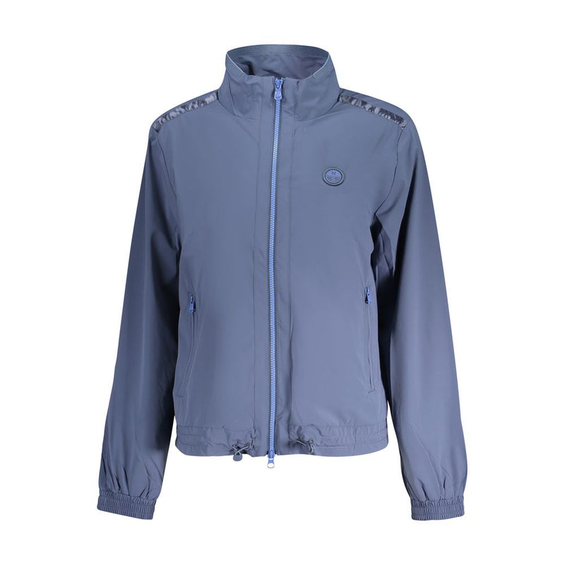 North Sails Blue Nylon Women Jacket - Stylish and Functional