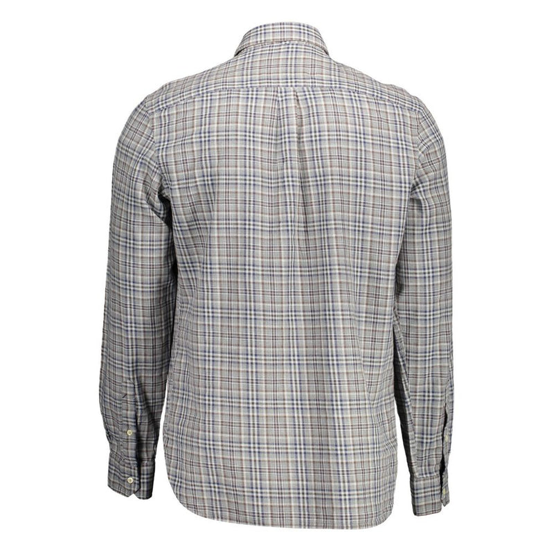 Chemise homme en coton marron US POLO ASSN.