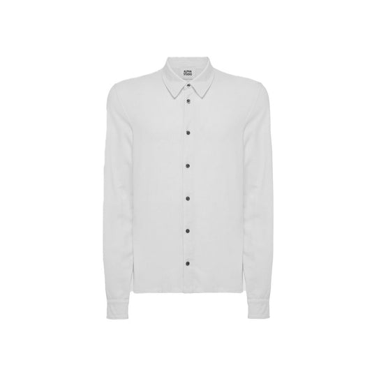 Chemise en coton blanc Alpha Studio