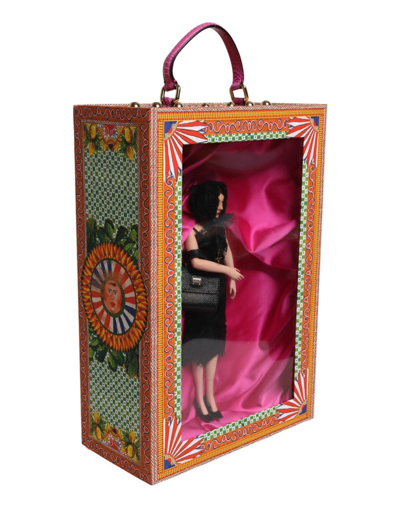 Dolce & Gabbana Black Dress Ceramic Porcelain Fashion Leather Dolls