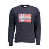 Pull en coton bleu Napapijri pour homme