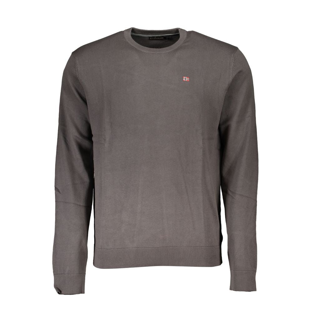 Pull en coton gris pour homme Napapijri