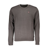 Pull en coton gris pour homme Napapijri