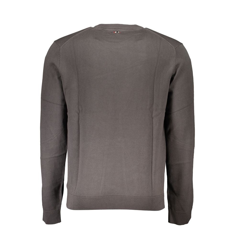 Pull en coton gris pour homme Napapijri
