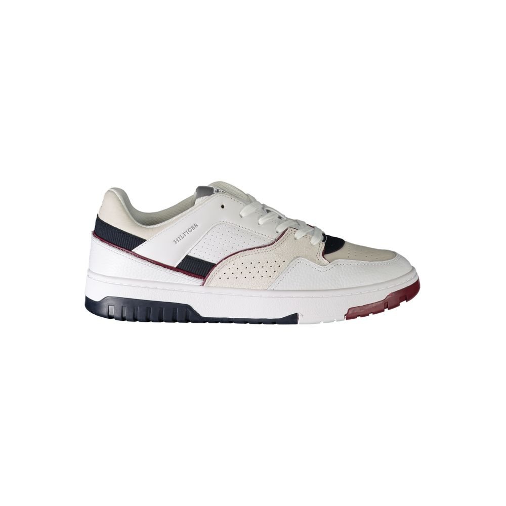 Baskets Tommy Hilfiger Blanches en Polyéthylène pour Hommes