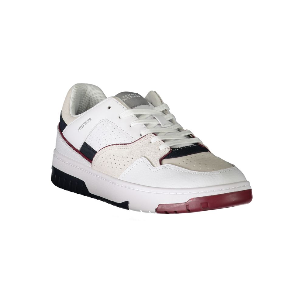 Baskets Tommy Hilfiger Blanches en Polyéthylène pour Hommes