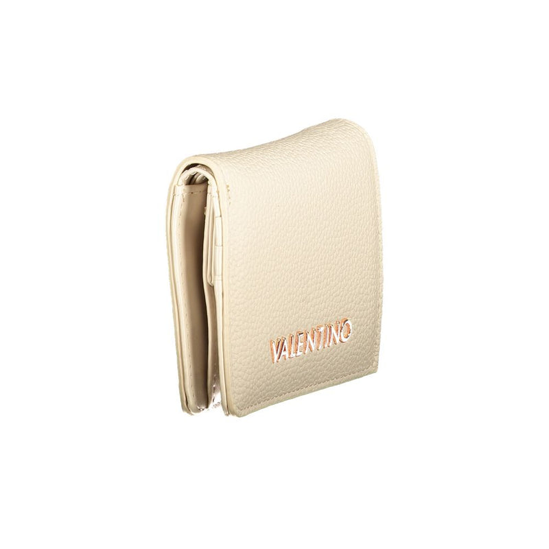 Portefeuille Beige en Polyéthylène Mario Valentino - Élégant et Pratique