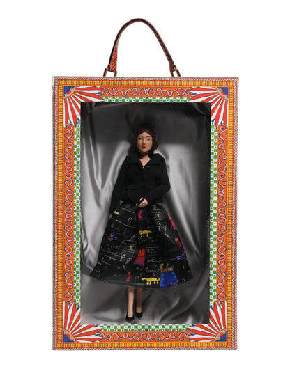 Dolce & Gabbana Zwarte Jurk Keramiek Porselein Mode Leer Sicilië Poppen
