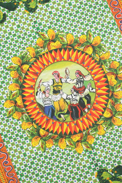 Dolce & Gabbana Zwarte Jurk Keramiek Porselein Mode Leer Sicilië Poppen