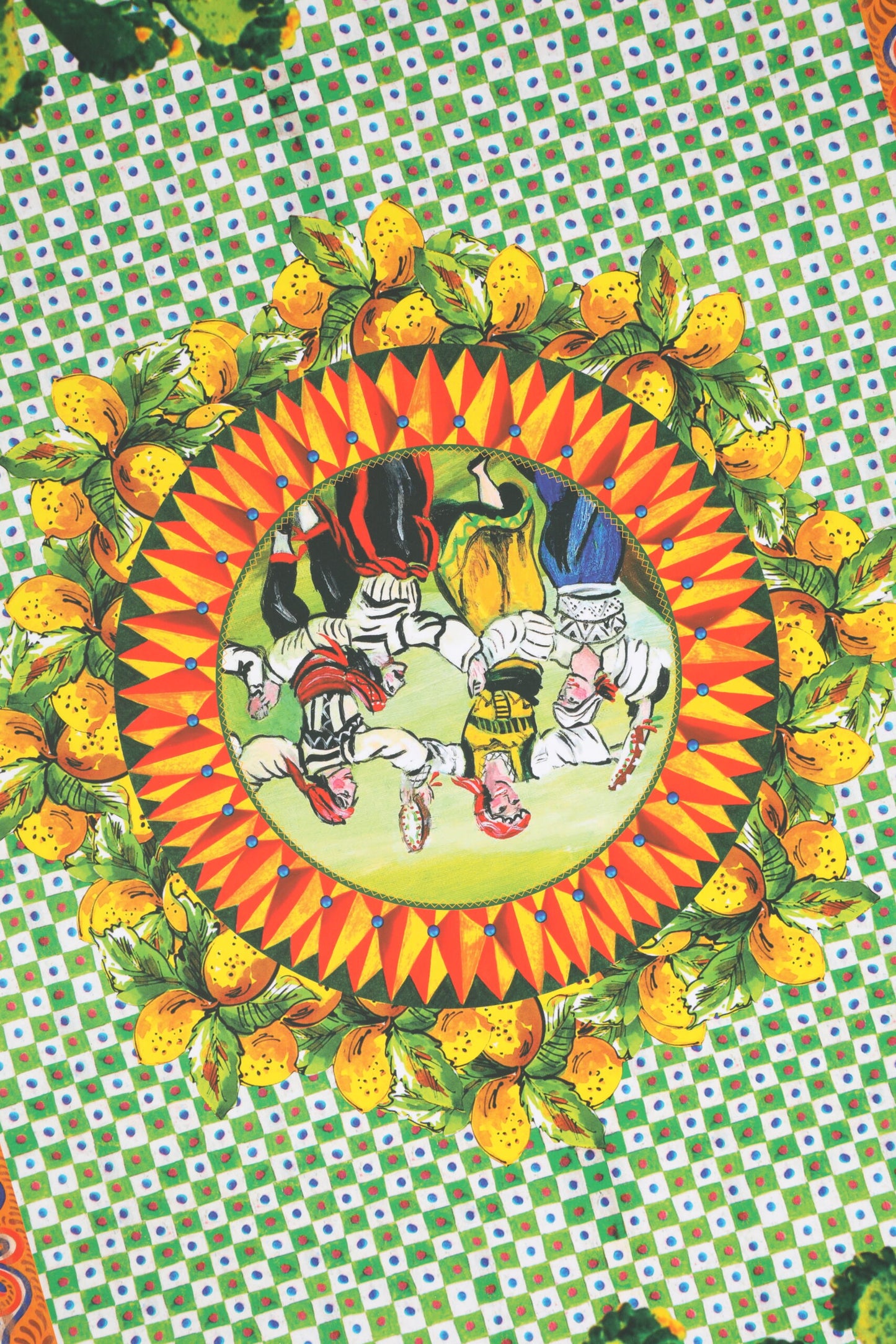 Dolce & Gabbana Rode Jurk Keramiek Porselein Modedoos Leer Sicilië Poppen