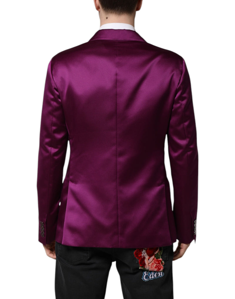 Dolce &amp; Gabbana - Veste de costume homme violette à double boutonnage