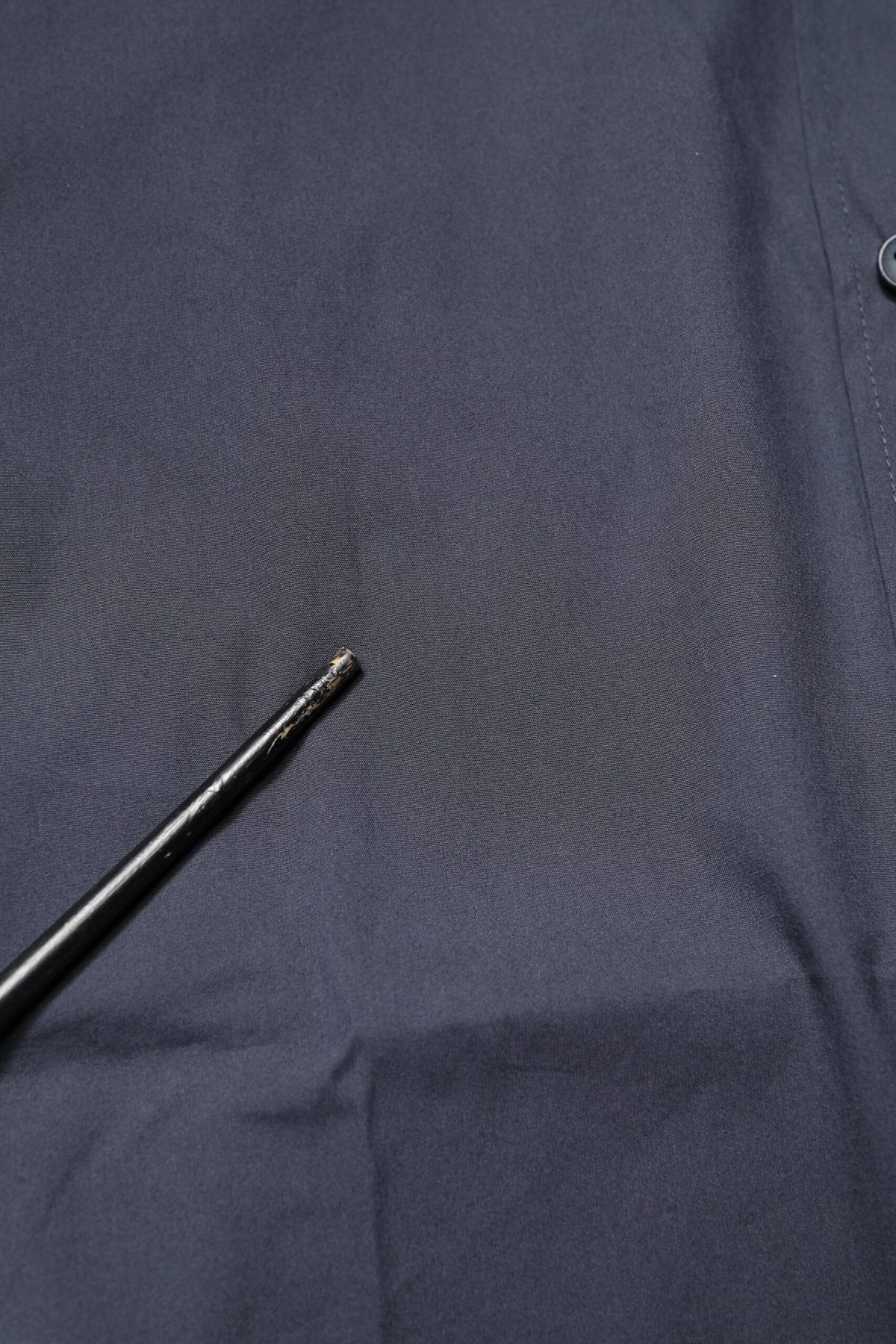 Chemise habillée en coton bleu foncé doré de Dolce &amp; Gabbana