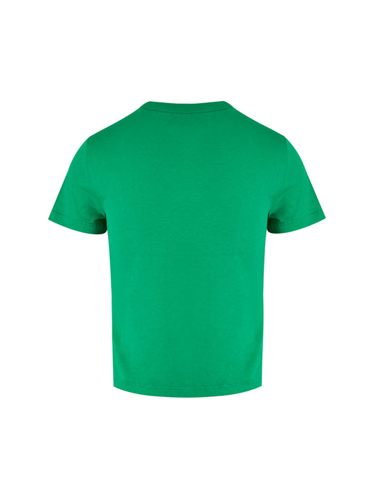 Gucci Green Cotton Logo T-Shirt for Women