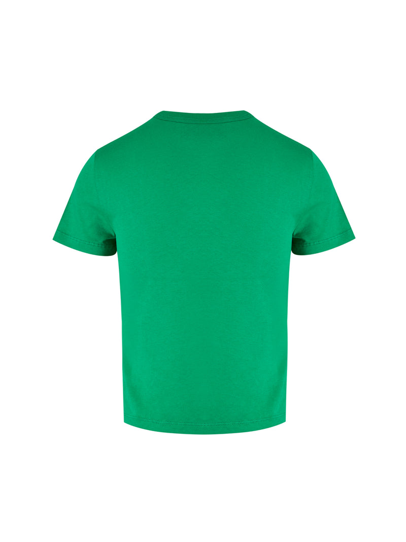 Gucci Green Cotton Logo T-Shirt for Women
