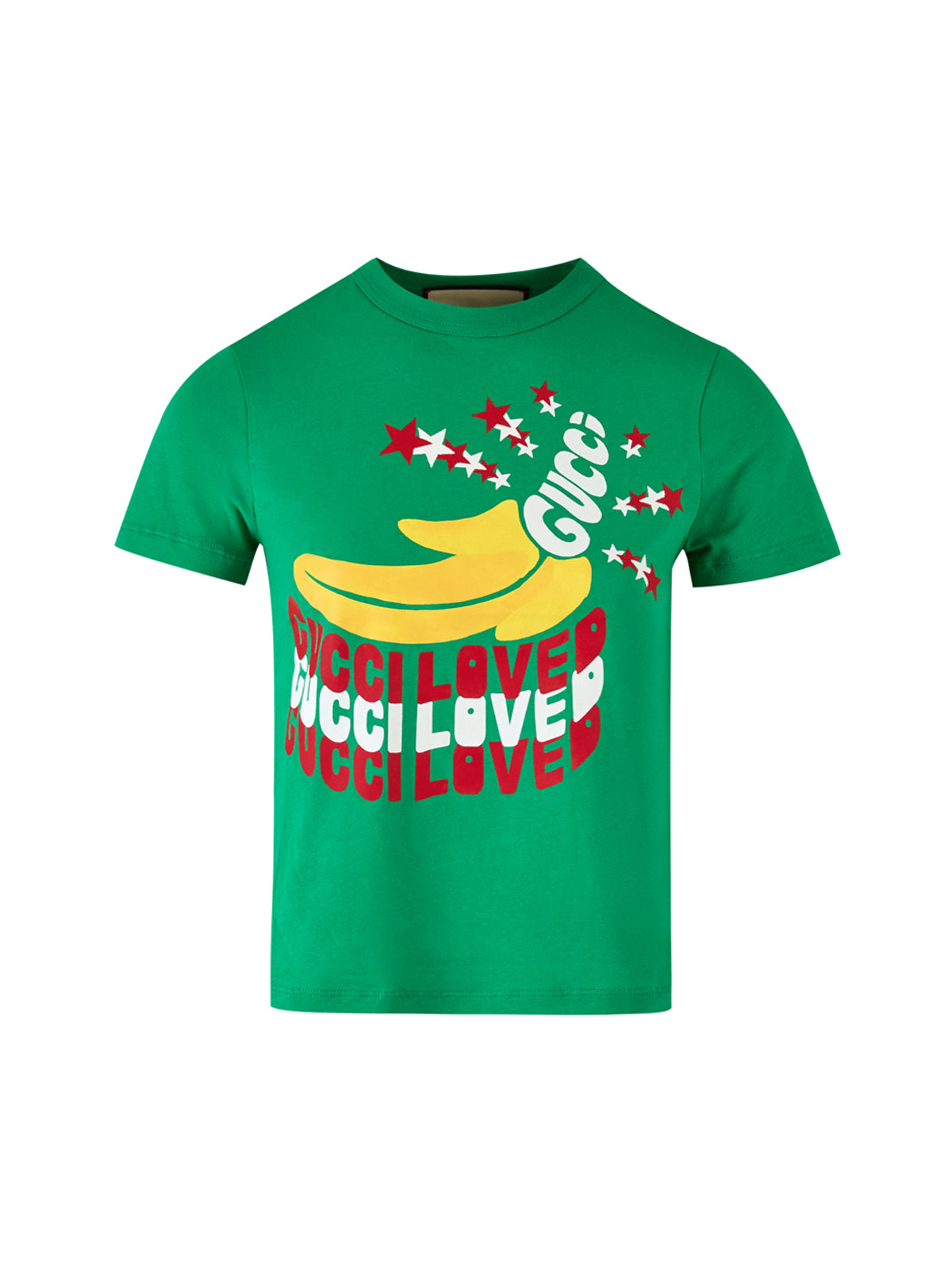 Gucci Green Cotton Logo T-Shirt for Women