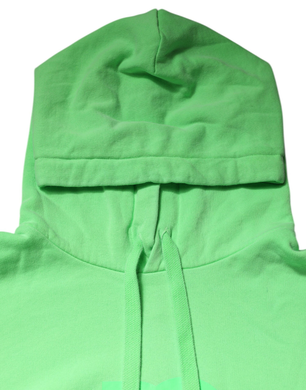 Pull à capuche en coton vert avec imprimé du logo DG de Dolce &amp; Gabbana