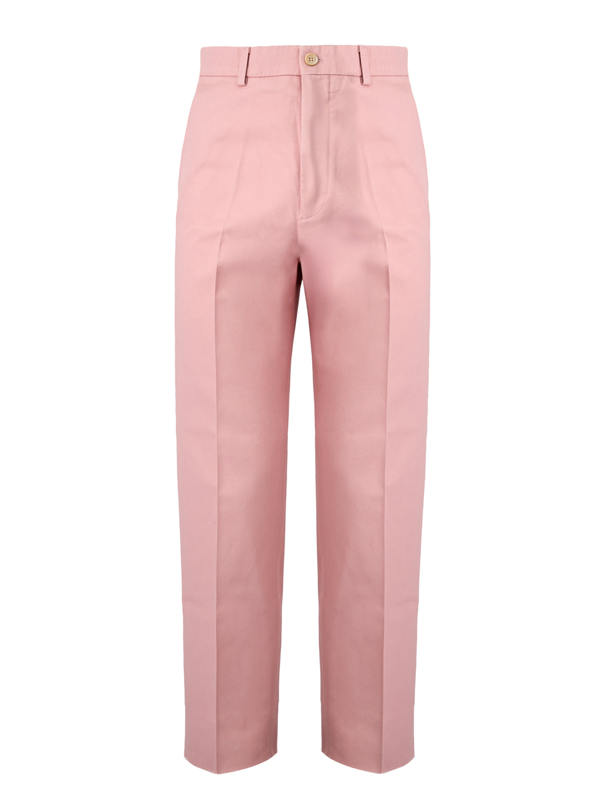 Gucci Light Pink Cotton Casual Pants for Men - Effortless Style