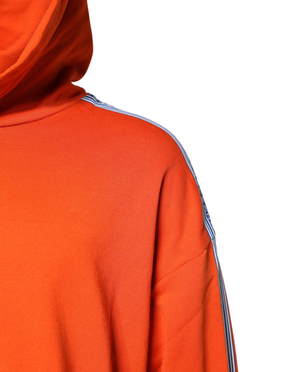 Dolce &amp; Gabbana Oranje Katoenen Kapuchon Sweatshirt Trui voor Heren