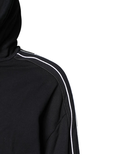Dolce &amp; Gabbana zwarte katoenen hoodie met logo