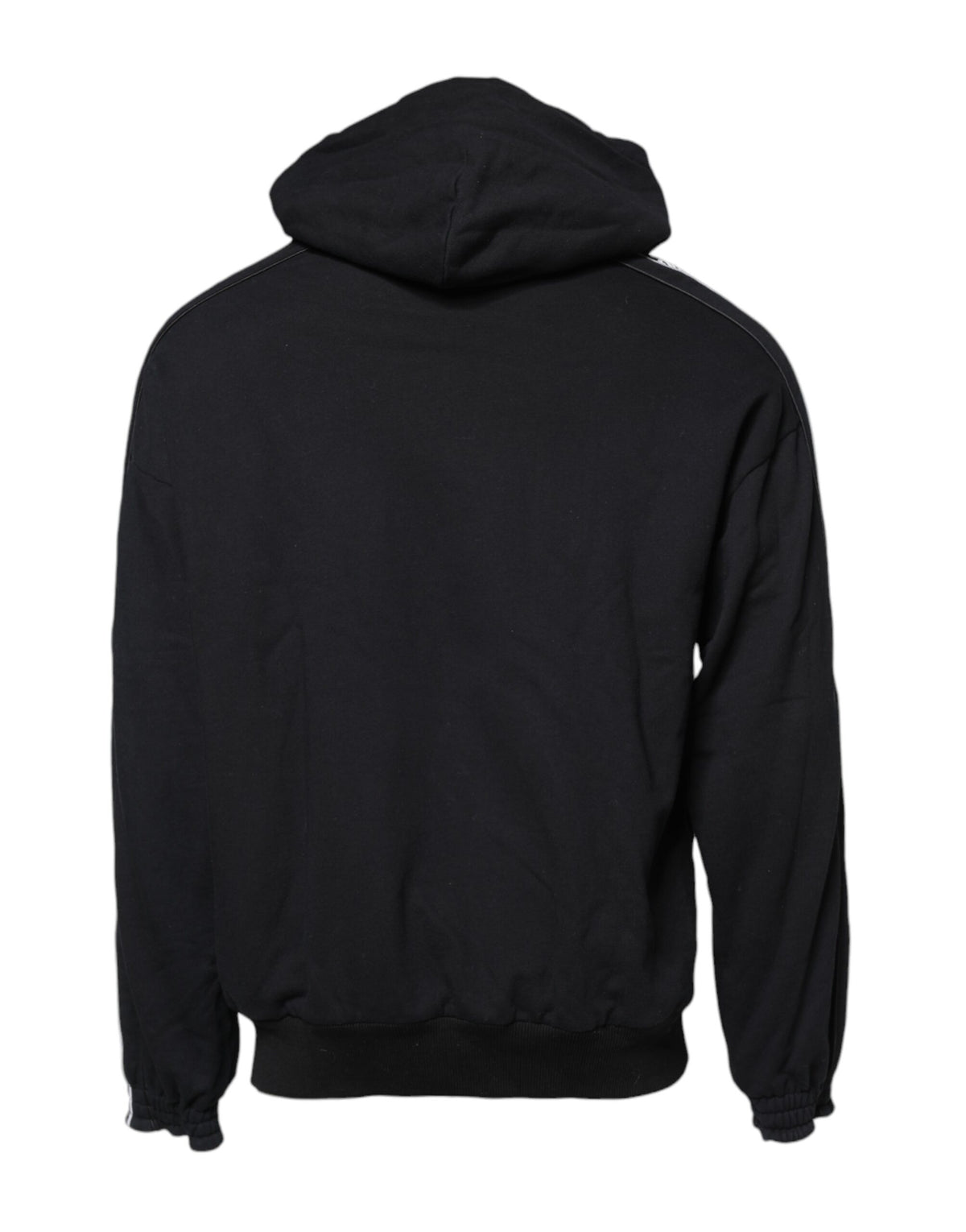 Sweat à capuche en coton noir avec logo Dolce &amp; Gabbana