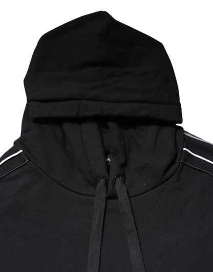 Dolce &amp; Gabbana zwarte katoenen hoodie met logo