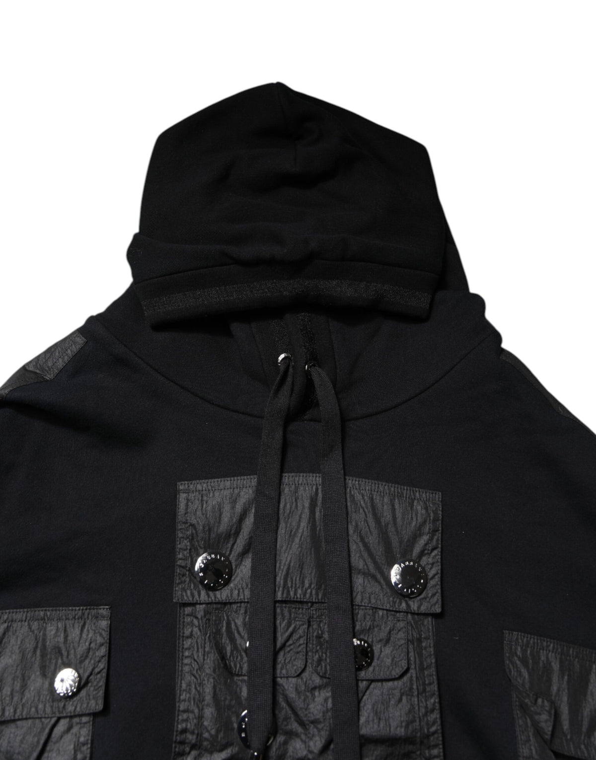 Pull en coton noir à capuche de Dolce &amp; Gabbana
