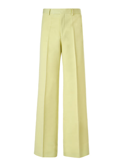 Pantalon en polyester jaune citron Gucci