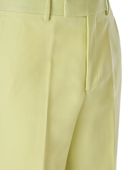 Pantalon en polyester jaune citron Gucci