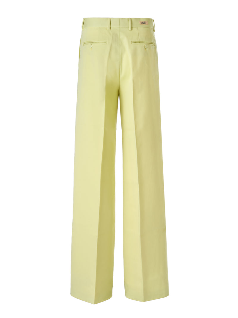 Gucci Lime Yellow Casual Pants for Men - Stylish & Comfortable