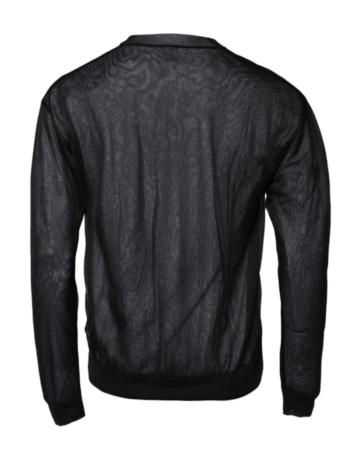 Pull en tricot noir et blanc avec logo Dolce &amp; Gabbana